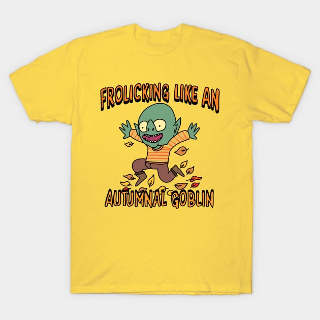 Autumnal Goblin T-Shirt by RadicalLizard